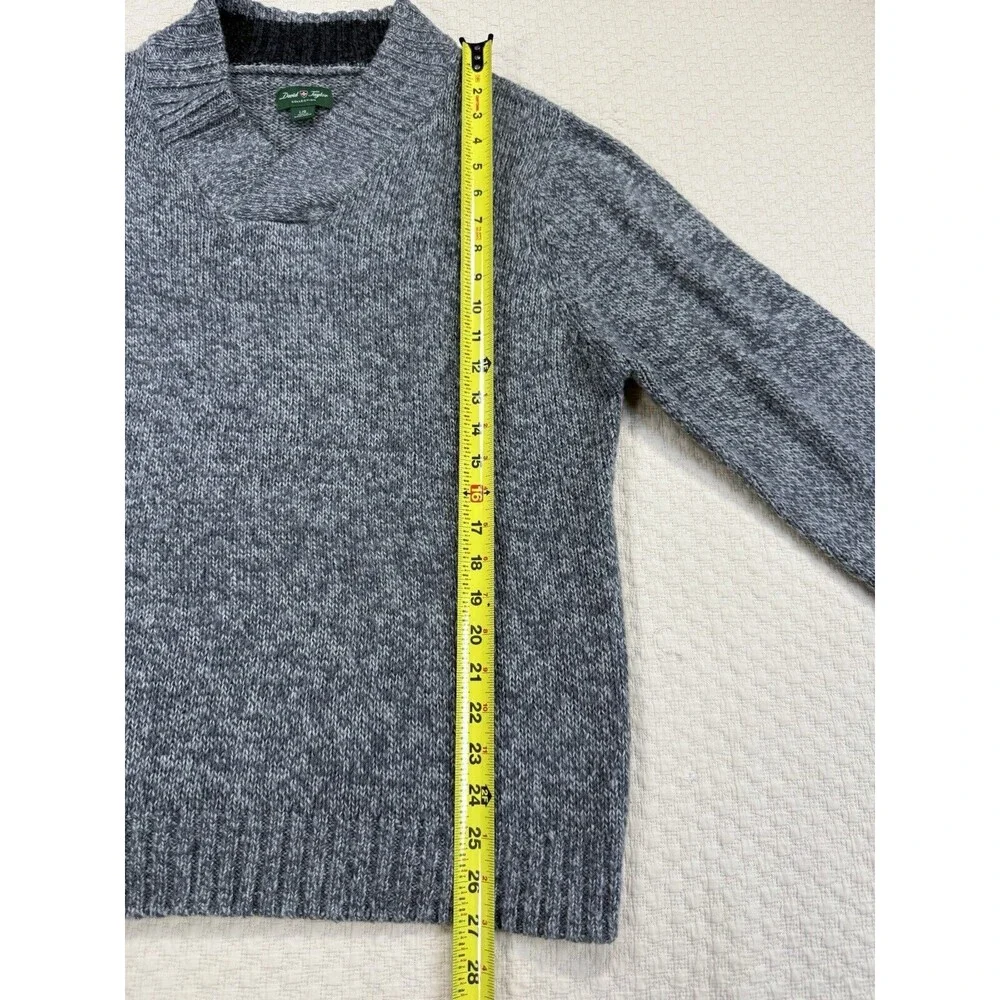 David‎ Taylor Shawl Neck Sweater Long Sleeve Golf Pullover | Gray | Men's Large